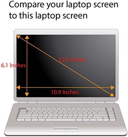 Edzett Üveg Képernyő Védő 12.5 Cm Laptop, 9H Keménység pedig Kristálytiszta, kompatibilis minden 12.5 hüvelykes érintőképernyős laptop