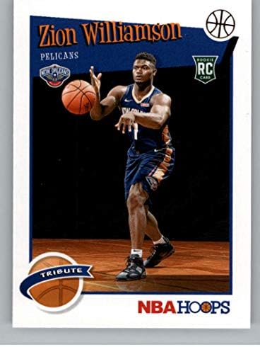 2019-20 NBA Karika Kosárlabda 296 Sion Williamson New Orleans Pelicans RC Újonc Kártya Hivatalos NBA Kereskedelmi Kártyát A Panini Amerika