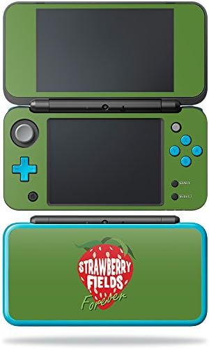 MightySkins Bőr Kompatibilis az Új Nintendo Új 2DS XL - Strawberry Fields Forever | Védő, Tartós, Egyedi Vinil-wrap Borító | Könnyű Alkalmazni,