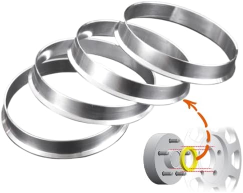 Laicarvor Hub Központú Gyűrűk 73.1, hogy 58.6 Alumínium Ötvözet OD=73.1 mm ID=58.6 mm Db(4)