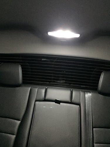 D15 Világítás LED Lámpa Készlet Honda Gerinc 2017-2021 6000k Fehér Térkép Kupola Napellenző Rakomány Rendszám Izzók (12 Db)