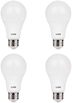 LUNO 19 Szabályozható LED Izzó, 11W (75W Egyenértékű), 1100 Lumen, 2700K (Puha, Fehér), Közepes Bázis (E26),UL & ENERGY STAR (4 Darabos)