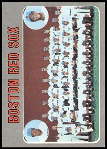 1970 Topps 563 Red Sox Csapat Boston Red Sox (Baseball Kártya) EX/MT+ Red Sox