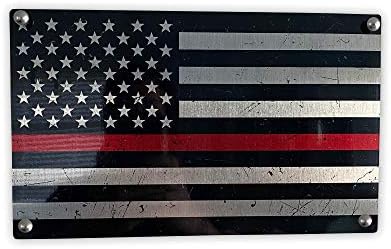 12 x 7.25 Fém Taktikai Amerikai Zászló – Eredeti Fém Művészeti Fali Dekoráció Ajándékok Férfiaknak – Minőségi Lóg Jelek Haza,