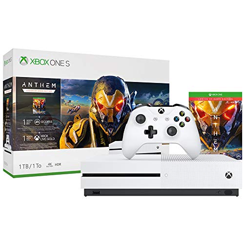 Microsoft Xbox S Egy 1 TB-os Csomag Konzol Himnusz Legion of Dawn (234-00938) + Microsoft Gears of War 4 Digitális Letöltés Xbox