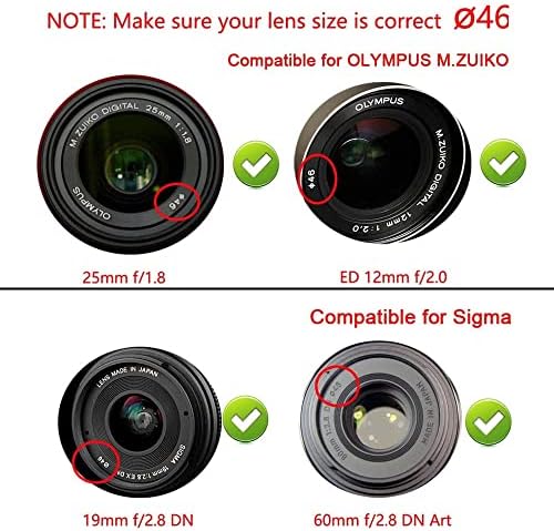 MOSTOS ; Hoz Superior® - Kamera Objektív Sapkák Minden Kamera Modellek Méretek (46mm, Sony)