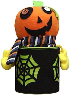 NSQFKALL Boldog Halloween Party Üveg Esetben Candy Jar Háztartási Gyerekek Dekoráció Doboz Napelemes Lámpa Kerti Törpe Aranyos (C, Méret)