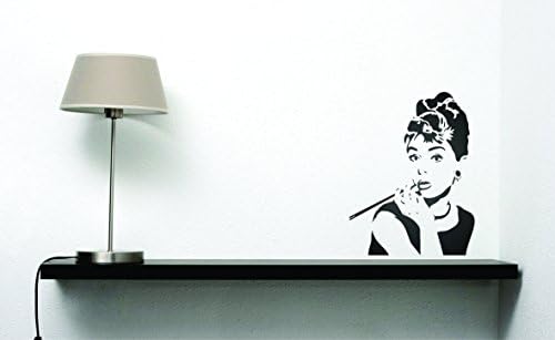 Audrey Hepburn Stencil, 13 × 17 hüvelyk (L) - Színésznő a Star Breakfast at Tiffany ' s Stencil Festés Sablon