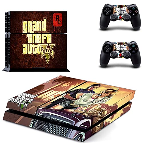 A PS4 SLIM - Játék Grand GTA-Lopás, Valamint Automatikus PS4 vagy PS5 Bőr Matrica PlayStation 4 vagy 5 Konzol, Illetve az Adatkezelők