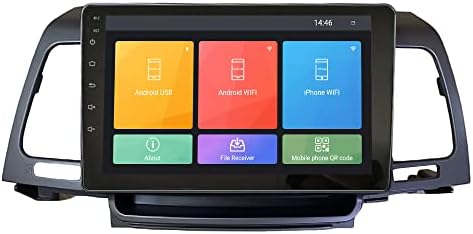 Android 10 Autoradio Autós Navigációs Sztereó Multimédia Lejátszó, GPS, Rádió, 2.5 D érintőképernyő forKIA OPIRUS 2007-2008