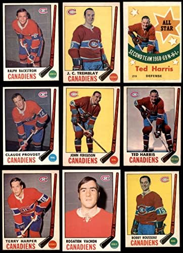 1969-70 O-Pee-Chee Montreal Canadiens Csapat készen áll Montreal Canadiens (Set) EX Canadiens