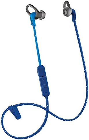 Plantronics éles ütemmel ILLIK 305 Sweatproof Sport Fülhallgató, Vezeték nélküli Fejhallgató, sötétkék/Kék (Felújított)
