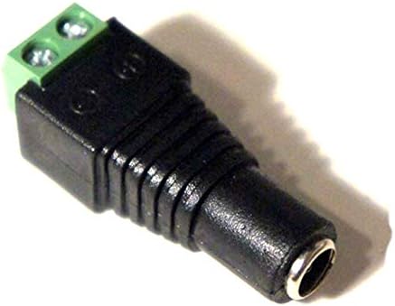Női Aljzat DC Hordó 2.1 mm x 5,5 mm, 2 Pin-kód Terminál Egyéni hálózati Adapter