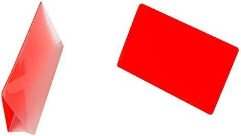 LAM-MINDEN Meleg Lamináló Tasak Hitel Kártyát (a Csomag 500) 10 millió 2-1/8 x-3-3/8 Piros/Átlátszó