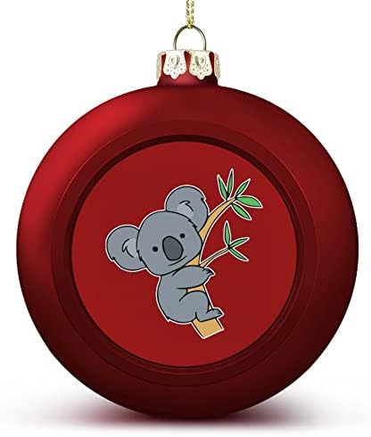 Rajzfilm Koala Karácsonyi Labdák Nagy Törhetetlen Díszek a karácsonyfa Dekoráció