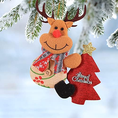 Akril Crystal Garland 1DB Karácsonyi Klasszikus Karakter Medál karácsonyfa, Autó Dekoráció, Kreatív Karácsonyi Ajándék Aranyos karácsonyfa
