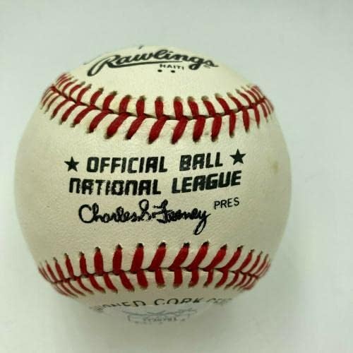 Tom Seaver Aláírt Vintage Nemzeti Liga Feeney Baseball SZÖVETSÉG COA - Dedikált Baseball