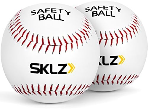SKLZ Puha Párnázott Biztonsági Baseball, 2 Csomag, Fehér Gyöngy