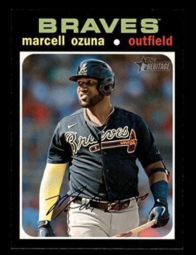 2020 Topps 723 Marcell Ozuna Atlanta Braves (Baseball Kártya) NM/MT Bátrabbak