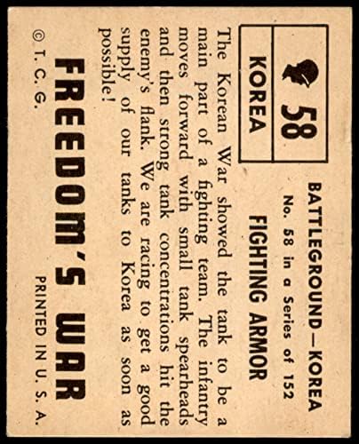 1950 Topps 58 Harci Fegyverzetet (Kártya) EX