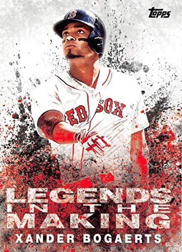 2018 Topps Frissítés Legendák a Döntéshozatalban LITM-23 Xander Bogaerts, a Boston Red Sox Hivatalos MLB Baseball Trading