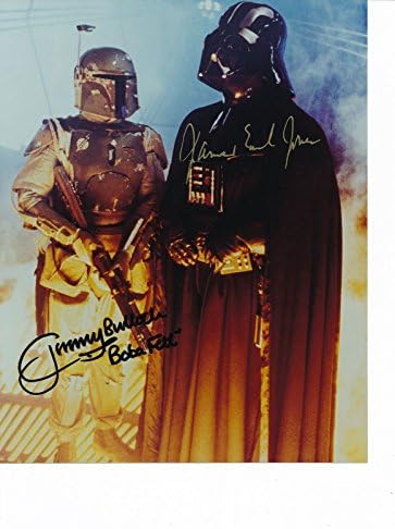 Star Wars James Earl Jones Volt Darth Vader Jeremy Bulloch Boba Fett Aláírt Fotó