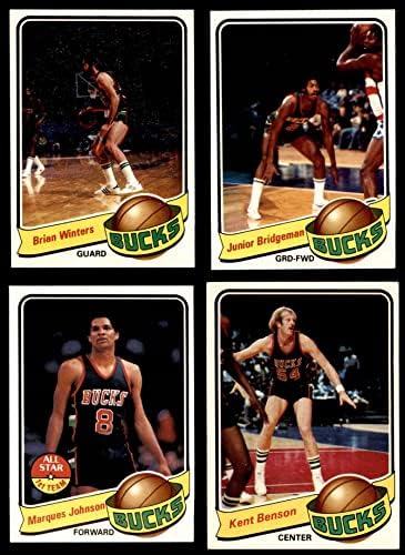 1979-80 Topps Milwaukee Bucks Csapat készen áll Milwaukee Bucks (Set) EX+ Dollár