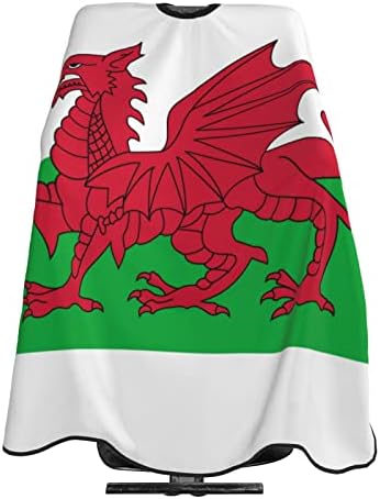 Wales Zászló Walesi Nemzeti Zászlók Unisex Szalon, Haj Vágás Cape Ruhával Fodrász, Fodrászat Wrap Hajvágás Kötény Ruhával