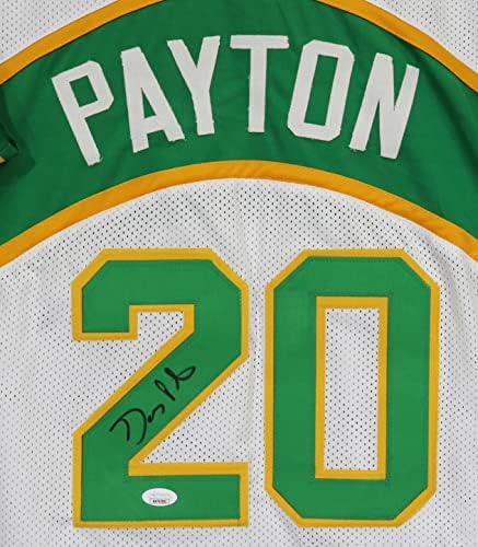 Gary Payton Seattle SuperSonics Aláírt Dedikált Fehér 20 Egyéni Jersey SZÖVETSÉG Tanúja COA