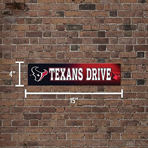 Rico Iparágak NFL Houston Texans 16 Colos Műanyag Tábla Dekoráció