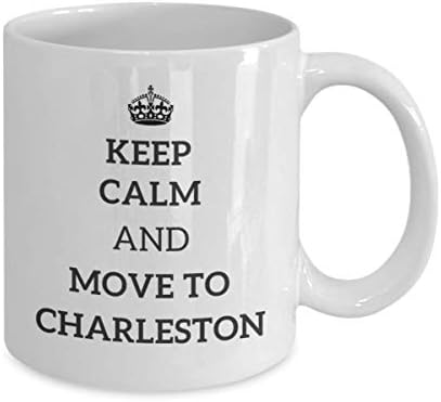 Nyugodj Meg, Majd Mozgassa Charleston Tea Csésze Utazó Munkatársa, Barátja, Ajándék, Dél-Karolina Úti Bögre Jelen
