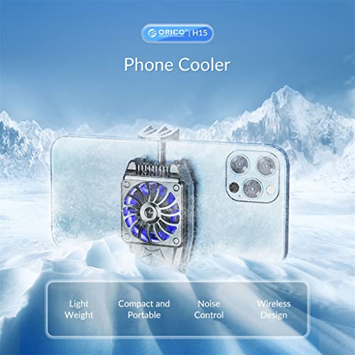 QUUL Mobil Telefon, Hűtő Hűtő Ventilátor, Hűtő Játékok Hűtő Hordozható Mobil Telefon Accessorie Mobiltelefon Hűtés (Szín : E, Méret : 1)