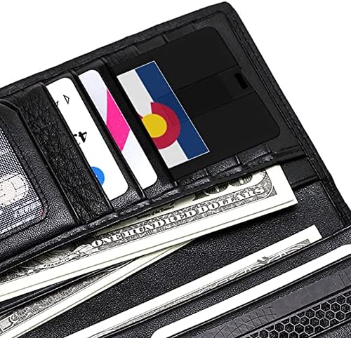 Coloradói Állami Zászló USB 2.0 Flash-Meghajtók Memory Stick Hitelkártya Forma
