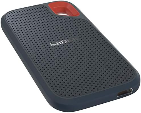 SanDisk 2TB Extrém Hordozható Külső SSD - USB-C, USB 3.1 - SDSSDE60-2T00-G25 (Felújított)