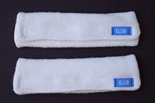 6 Felhő Szerves Bambusz CPAP Fejfedő Kényelem Kiterjed: Hihetetlenül Puha, Mosható Gép, Egy Méret-a Legtöbb Fejfedő Heveder, 1 Pár