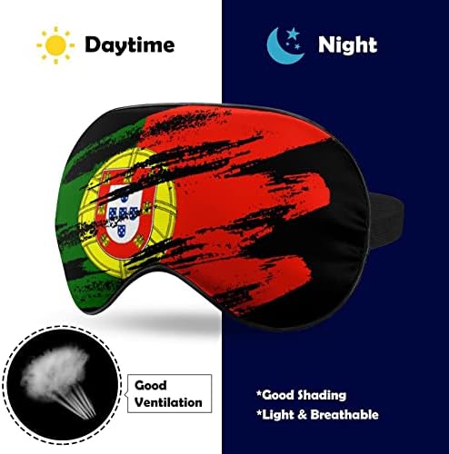 Retro Portugália Lobogója Alszik Szem Maszk a Szem Árnyék, Állítható Heveder Kendő repülés