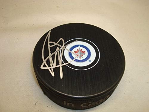 Tyler Myers Aláírt Winnipeg Jets Jégkorong Dedikált 1G - Dedikált NHL Korong