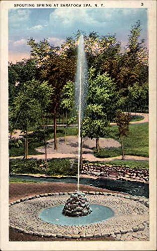 Marha Tavasszal A Saratoga Spa, N. Y Saratoga, New York, NY Eredeti Antik Képeslap