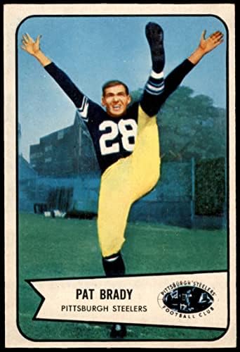 1954 Bowman 13 Pat Brady Pittsburgh Steelers (Foci Kártya) EX Steelers Nevada/Bradley