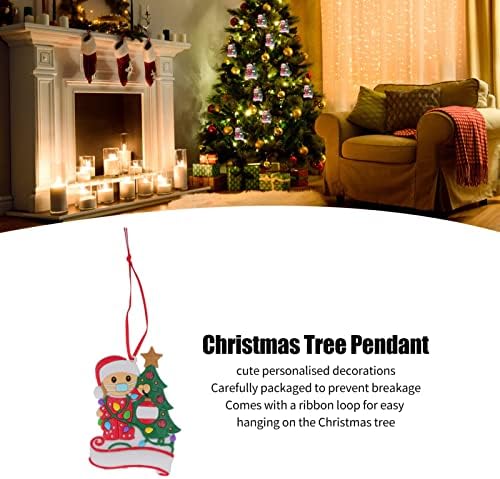 RFME karácsonyfa Hóember Medál, karácsonyfa Díszítés Gyönyörű Csomagolás 3Pcs Aranyos Egyszerű Lóg PVC Egészséges Karácsonyra(X2163