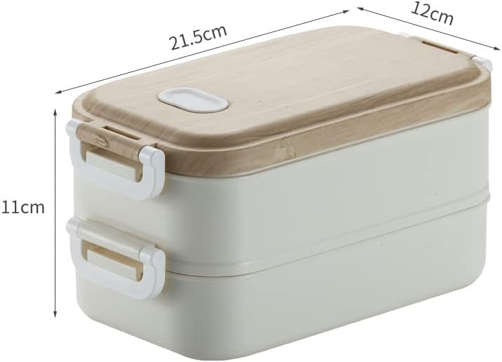 Hordozható uzsonnás Doboz, Bento Box Felnőtt Ebéd Doboz 2 Tier Ebéd Edény Rakható Bento Box Rozsdamentes Acél Bento Box Felnőtt