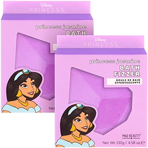 Őrült Szépség Disney Jázmin Hercegnő 2 Csomag Lila Fürdő Fizzers | Kényeztető Fürdő Labdát Bomba | Kényeztesse Bőrápoló, Lányok,