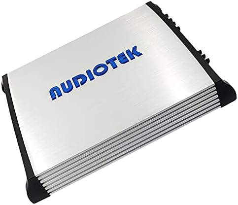 Audiotek AT4000M 1 Csatornás Monoblokk Autó Erősítő - 4000 Watt, 2 Ohm Stabil, LED Kijelző, Bass Gombot Tartalmazza, Mosfet Tápegység,
