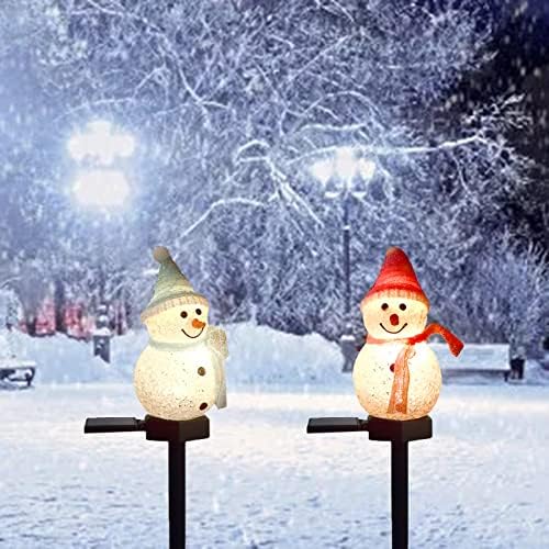 DBYLXMN Karácsonyi LED Vízálló Hóember Plug Fények Fények Kerti Dekoráció & Lóg Karácsonyi Díszek Izzók