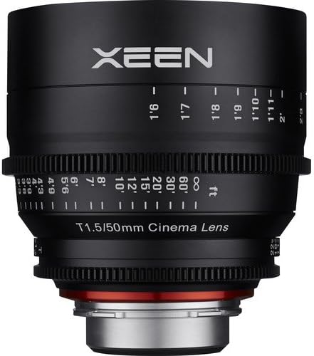 XEEN által ROKINON 50mm T1.5 Szakmai Cine Objektív Sony FE Mount + Lovagolt VideoMicro Kompakt-Kamera Mikrofon rezgéscsillapító