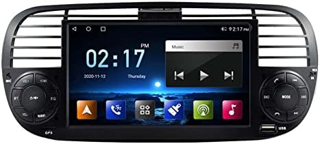 Autosion Android 11 a Fiat 500 2007- Autós Navigációs 7 Hüvelykes érintőképernyő 4G+ 32G Tükör-Link Kormánykerék Control GPS-Bluetooth-AM/FM