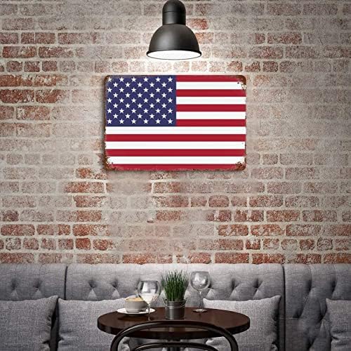 Amerikai egyesült Államok Nemzeti Zászló, Adóazonosító Jele, Elegáns Stílusú Alumínium Adóazonosító Jel Wall Art Lógni Dekoráció Hazafias