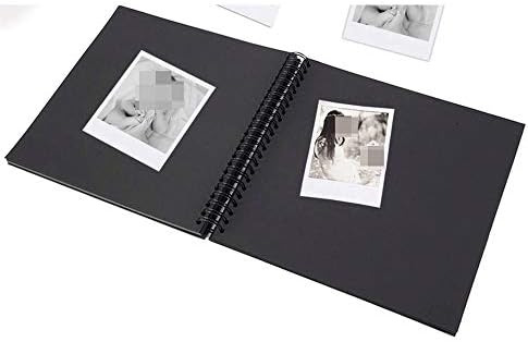 XXXDXDP Album - Scrapbook Albumot Címlap Fotó Zsebében Esküvői vendégkönyv Évforduló Baba Zuhany Utazási Memória Könyv Fekete