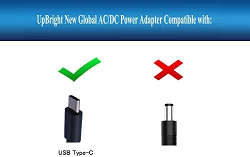UpBright Új Globális USB-C-Típusú AC/DC Adapter Kompatibilis Hollyland Mars X 300 Pro 300Pro Továbbfejlesztett Vezeték nélküli
