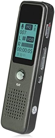 DLOETT Hordozható Audio diktafon Digitális Mini Diktafon Felvétel a Jelszavas Védelem Funkció MP3 Lejátszó (Méret : 16GB, Szín
